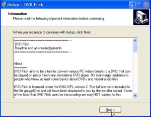DVD Flick インストール8