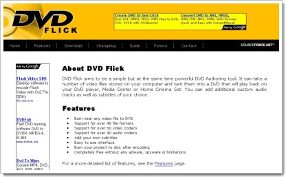 DVD Flick 公式サイト